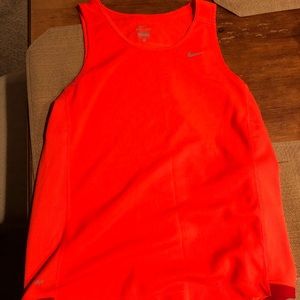 Neon orange tank, dry fit Nike!